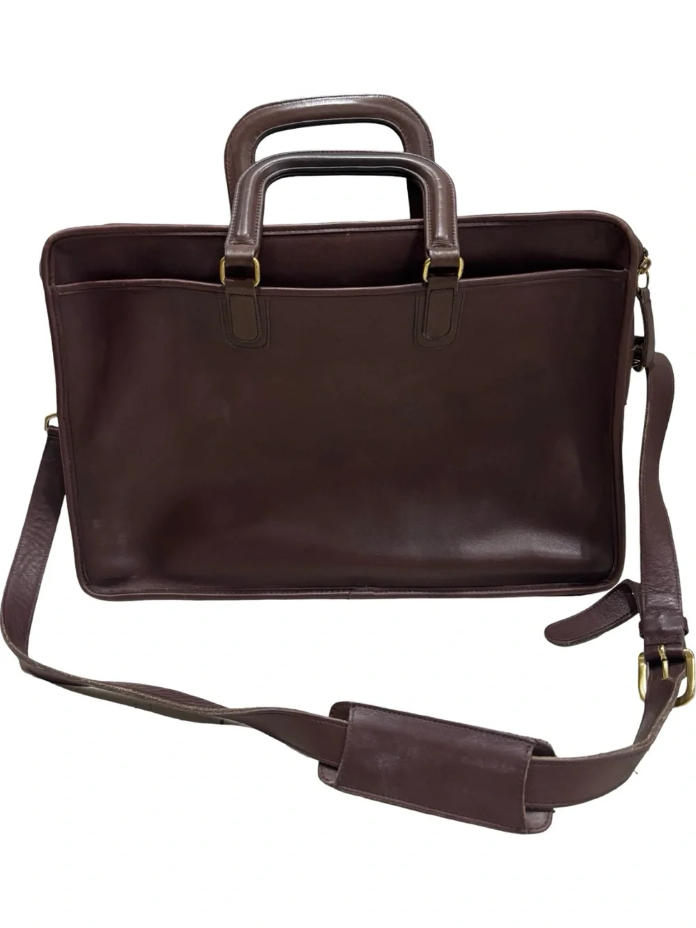 Vintage Coach Legacy Leather Briefcase Messenger Bag Brown USA Made F4C-5276